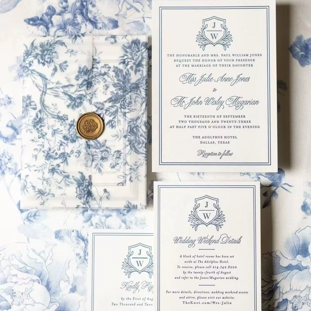 Custom Luxury Wedding Invitations Digital Printing with Fancy Paper Greeting Cards with Envelopes and RSVP Cards
