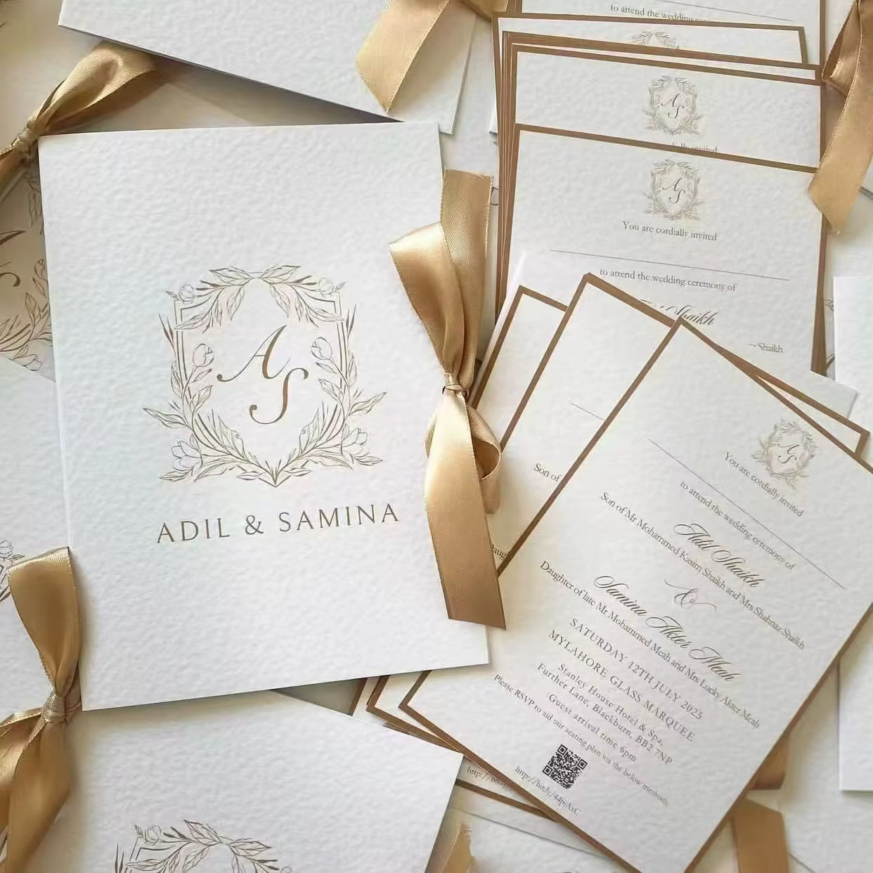 Foiling Stamping Wedding Invitation Card Birthday Party Custom Invitation Card Printable Luxury Floral Paper Custom Logo
