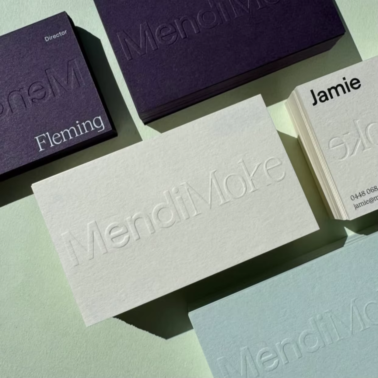 Custom Embossed Business Cards Art Paper Material Logo Customization Fast Artwork Sampling
