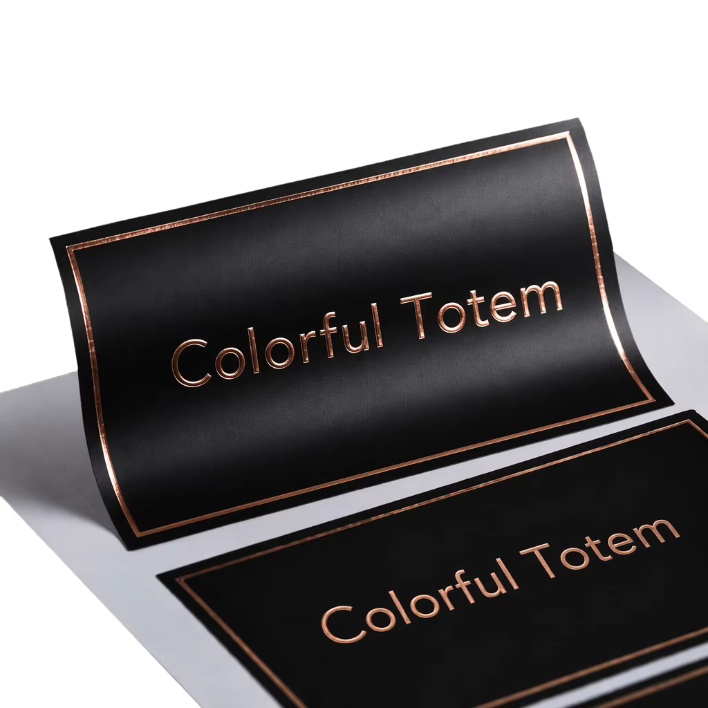 Private Design Product Labels Maker Self Adhesive PVC Waterproof Sticker Roll Paper Custom Printing Logo Label Stickers Custom