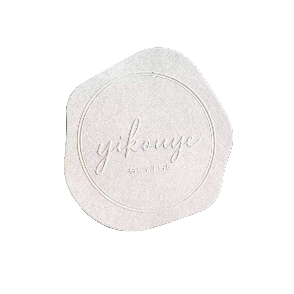 Premium Custom Stickers Art Paper with High-Strength Adhesive Embossed Finish for Corporate Branding Packaging