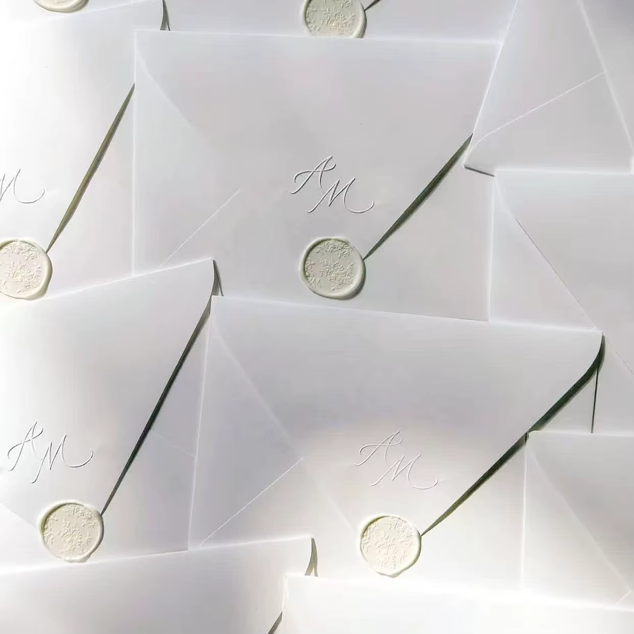 Premium Custom Envelopes Art & Coated Paper with Embossing Process Custom Logo for Brand Promotion Holiday Cards Thank You Notes