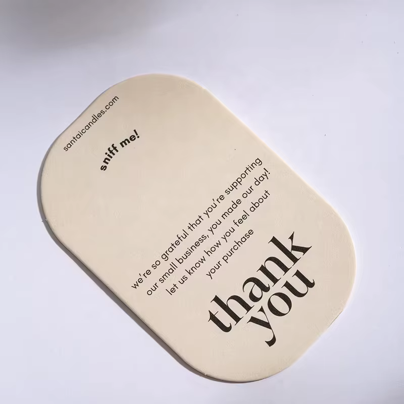 Custom Thank You Cards with Logo Fancy Paper Digital Printing Film Lamination Fast Artwork and Sample Production