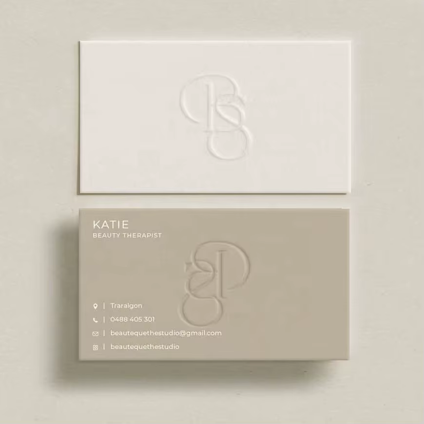 Custom Screen Printed Embossed Corporate Brand Business Cards with Fancy Paper and Cardboard Material Custom Sticker