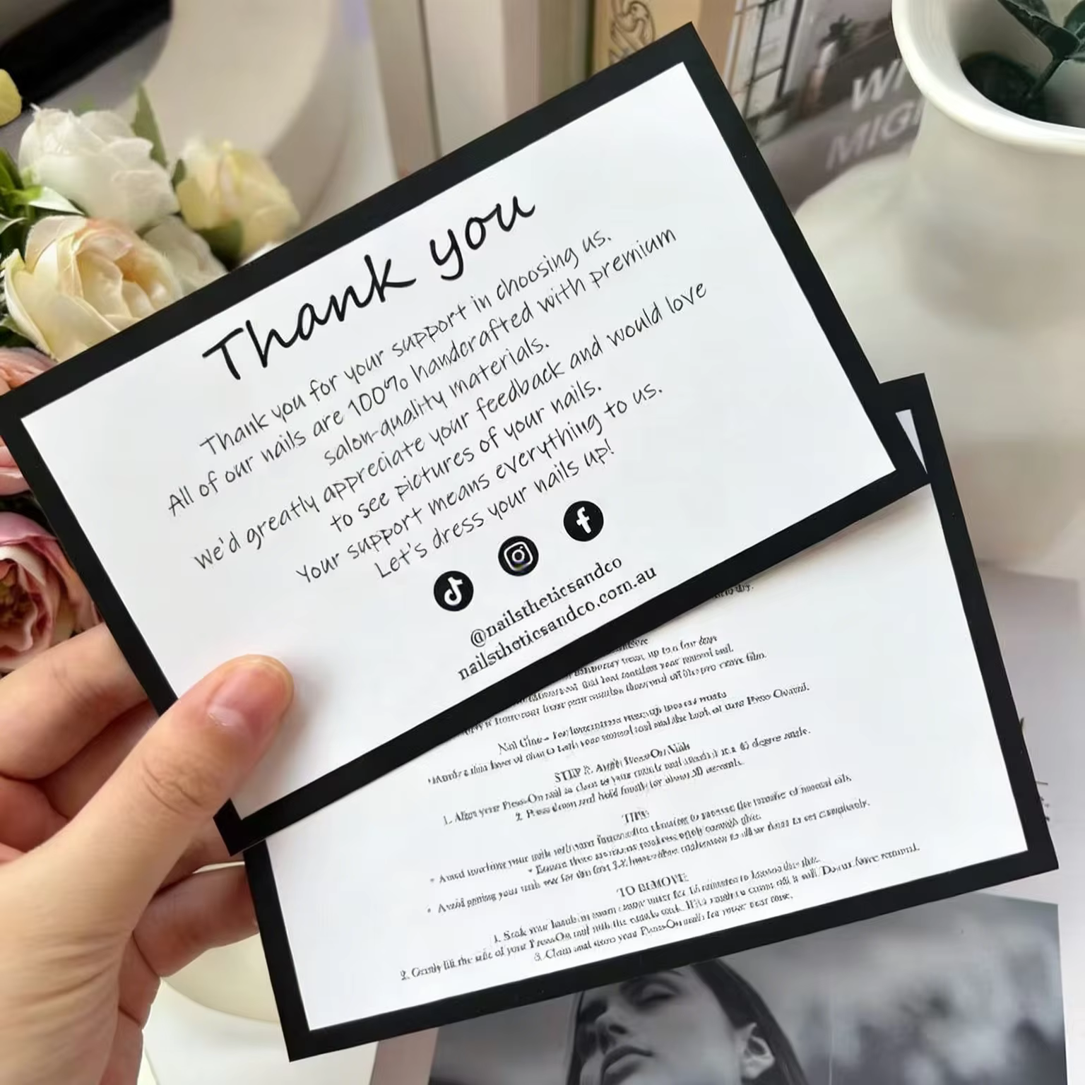 Factory Price Custom Thank You Cards for Small Businesses Fast Proofing Sampling Coated/Fancy Digital Printing Film Lamination