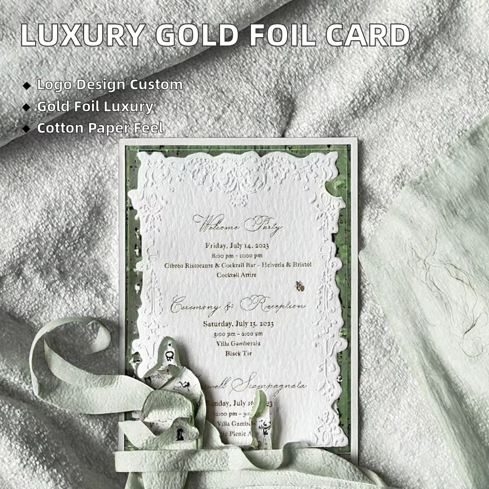 Custom Luxury Wedding Invitations, Perfect for Wedding Planners. Fast Artwork Design and Quick Sampling Are Available.