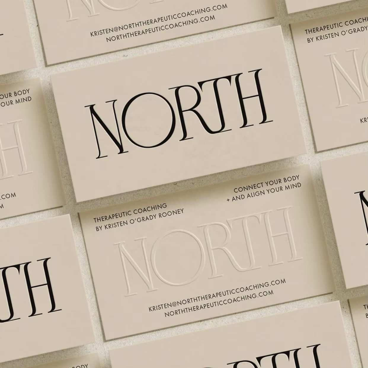 Luxury Bespoke Blind Debossed Cotton Business Card Featuring Minimalist Letterpress Design Thick Premium Paper ForSmall Business