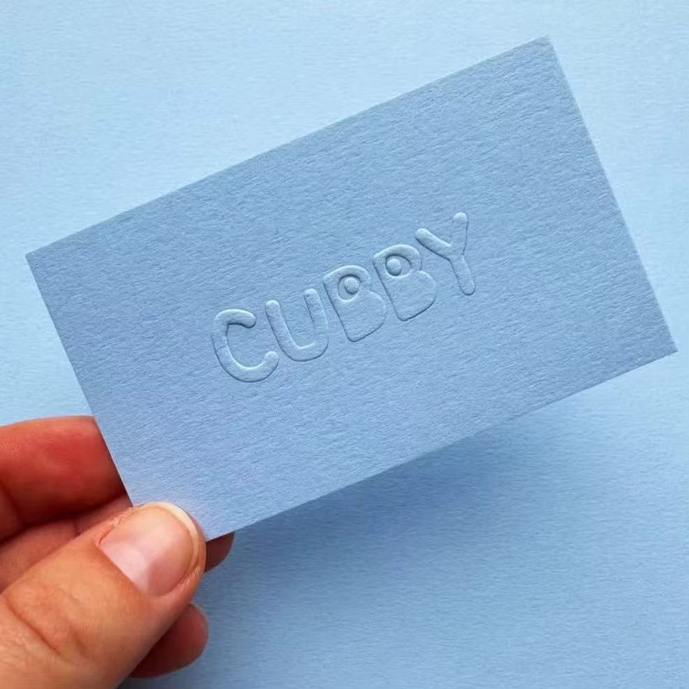 Custom High End Embossed Corporate Brand Business Cards Fancy Paper Screen Printed Custom Sticker Coated Paper