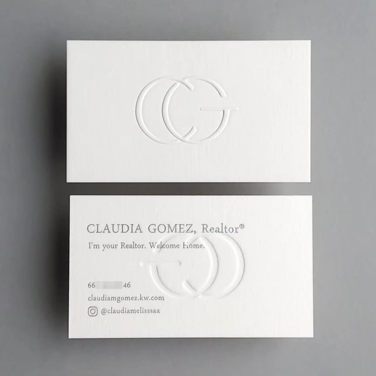 Custom Embossed Greeting Cards for Small Businesses Cotton Cardstock Offset Paper Digital Printing Fast Design Service
