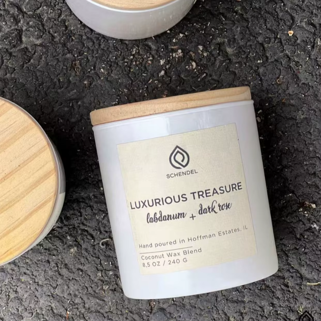 Custom Candle Jar Packaging Labels Specialty Paper Material Digital Printing Technology Exclusive for High-End Candles